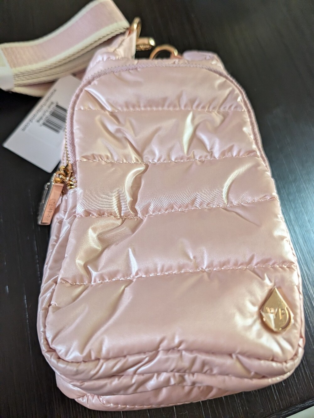 Wonderful  Water bottle Crossbody Bag - Blush Pink